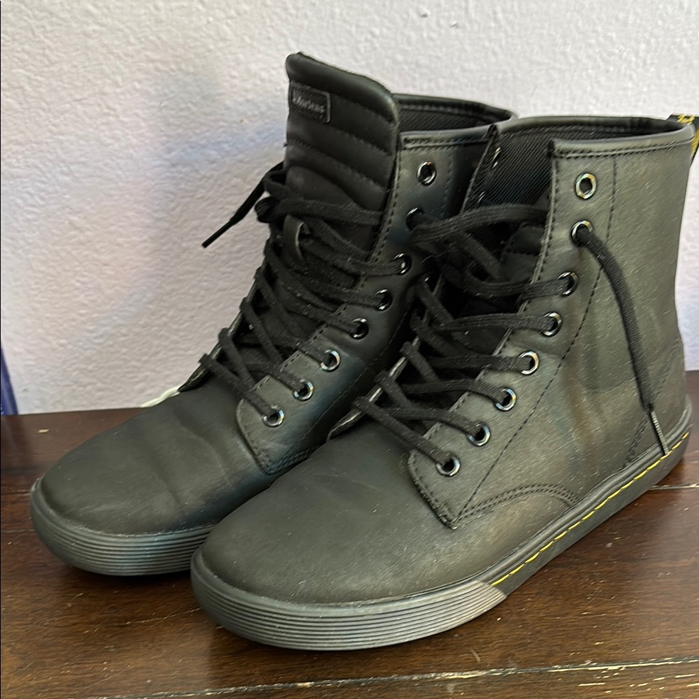 Dr. Martens Sheridan Black High-Top Woman’s Shoes Size 8